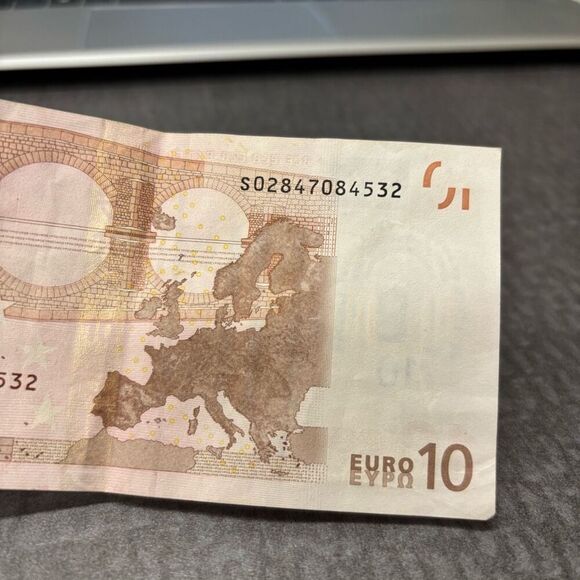 Euro 2002 S Italy 10 Banknote - Picture 3 of 4